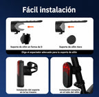 COOSPO TR70 Luz Radar Trasera para Bicicleta ANT+ Bluetooth