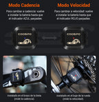 COOSPO BK467 Sensor de Velocidad y Cadencia para Bicicleta ANT+ IPX7