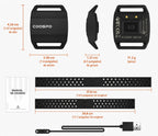 COOSPO HW706 Monitor de Frecuencia Cardíaca de Brazo ANT+ Bluetooth