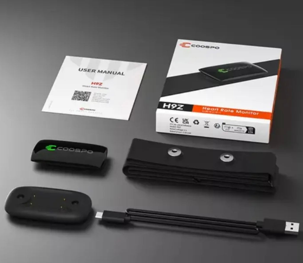 COOSPO H9Z Monitor de Frecuencia Cardíaca Pectoral ANT+ Bluetooth