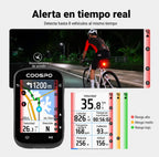 COOSPO TR70 Luz Radar Trasera para Bicicleta ANT+ Bluetooth